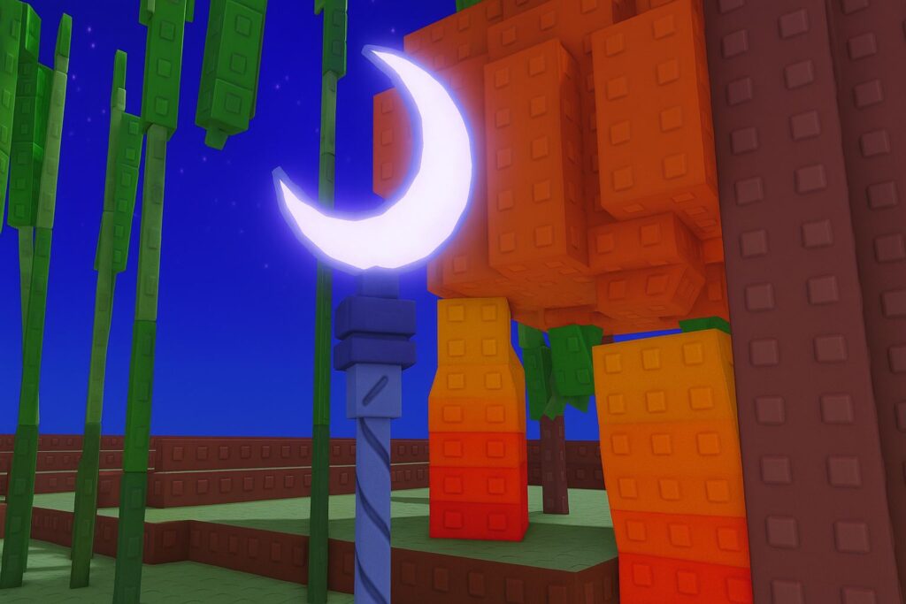 night staff grow a garden